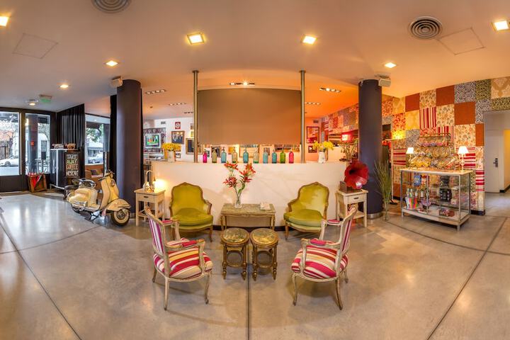 Interior entrance