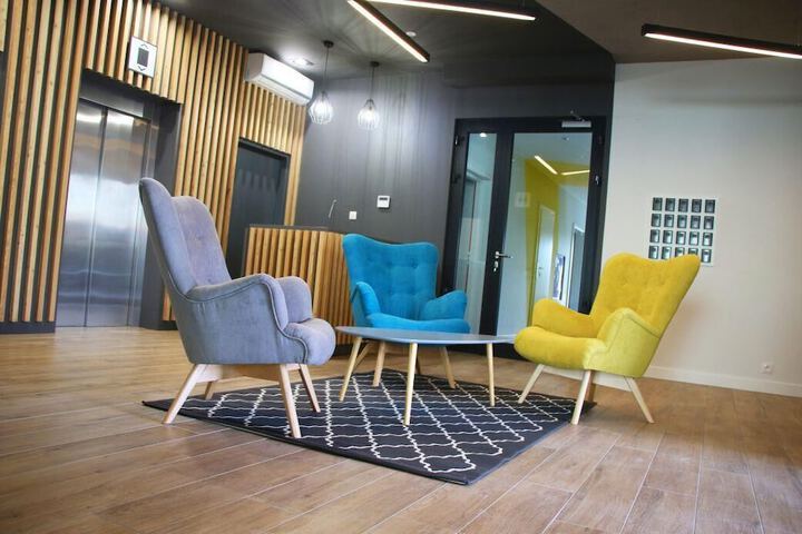 Lobby sitting area