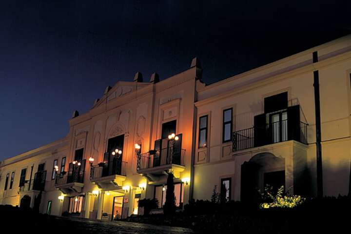Front of property - evening/night
