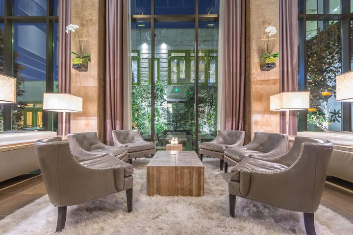 Lobby sitting area