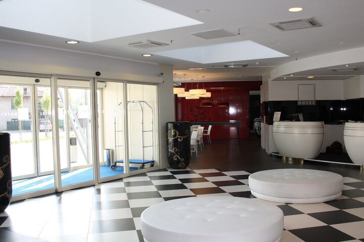Interior entrance
