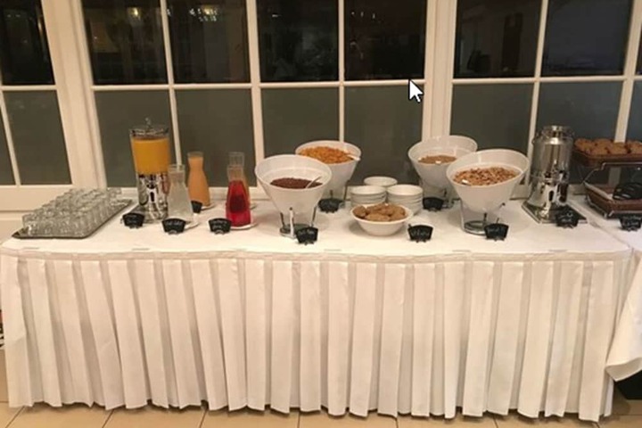 Breakfast buffet