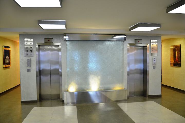 Interior entrance