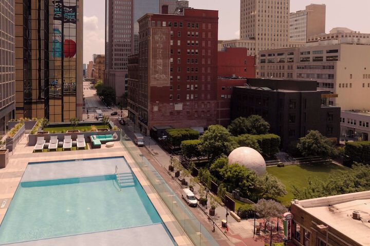 Rooftop pool