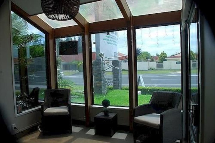 Interior entrance