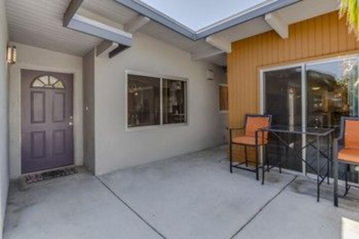Exterior of 4BR 3BA Palm Spring Mid Mod House and Casita by RedAwning