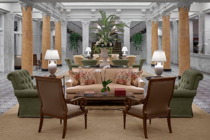 Lobby sitting area