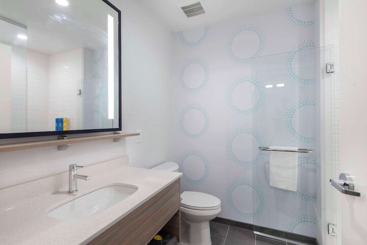 1 King Bed with Walk in Shower (7 of 8)