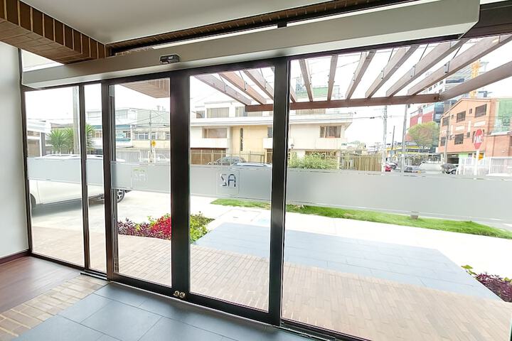 Interior entrance