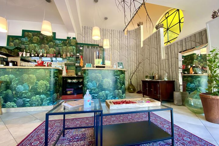 Interior entrance