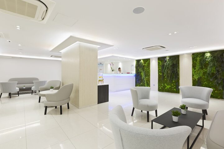 Lobby sitting area