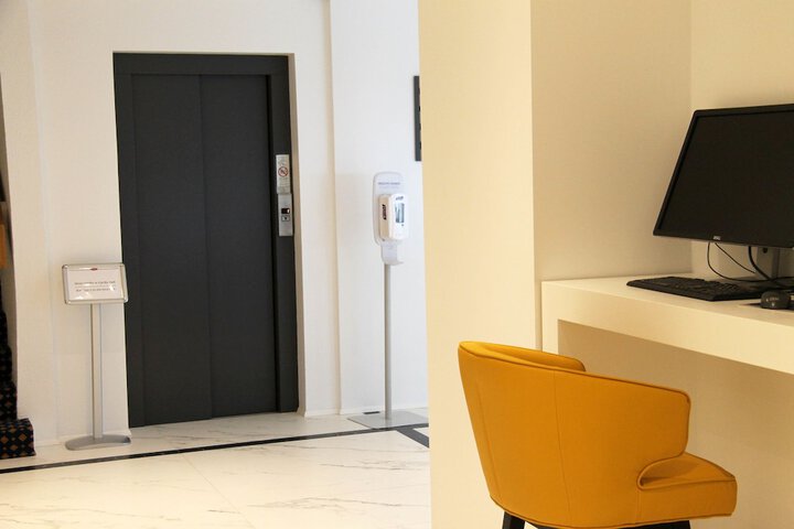 Interior entrance