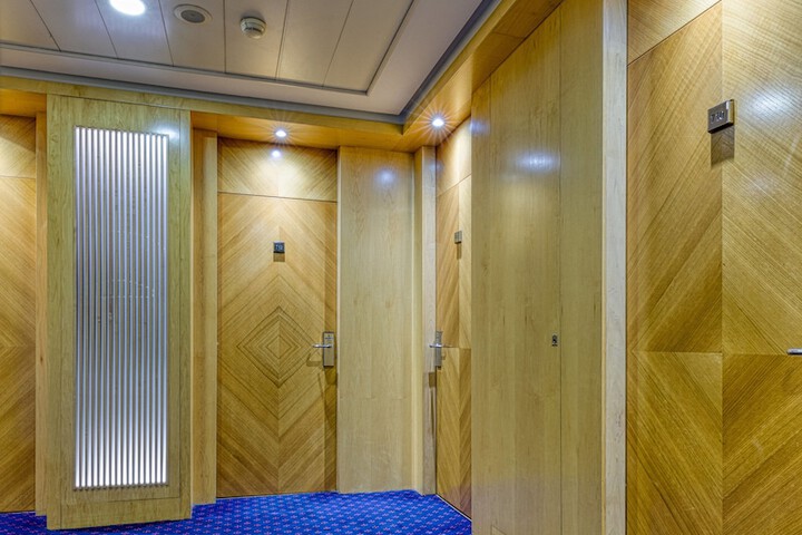 Interior entrance