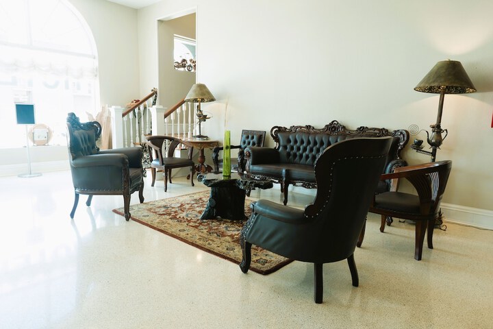 Lobby sitting area