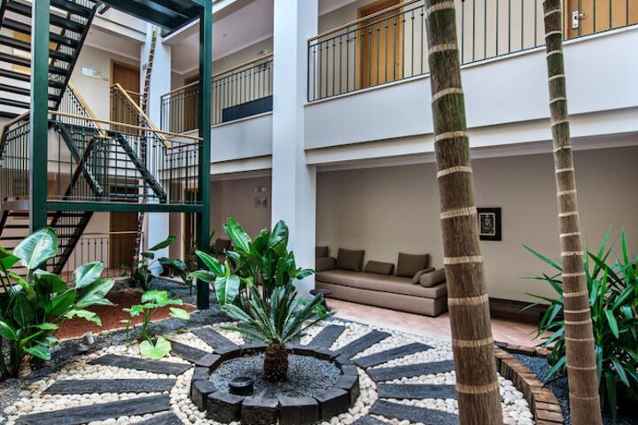 Interior entrance