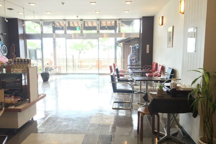 Interior entrance