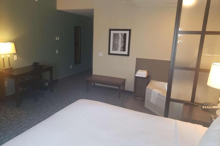 Accessible Suite 2 Queen Accessible Communication Assistance Roll in Shower Sofa Bed Micro (6 of 15)