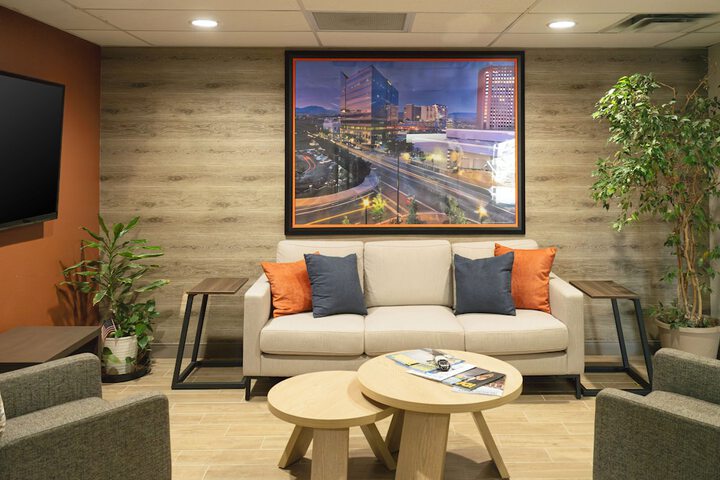 Lobby sitting area