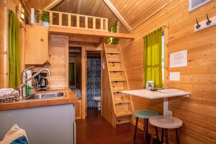 Exterior of Mt Hood Tiny House Village