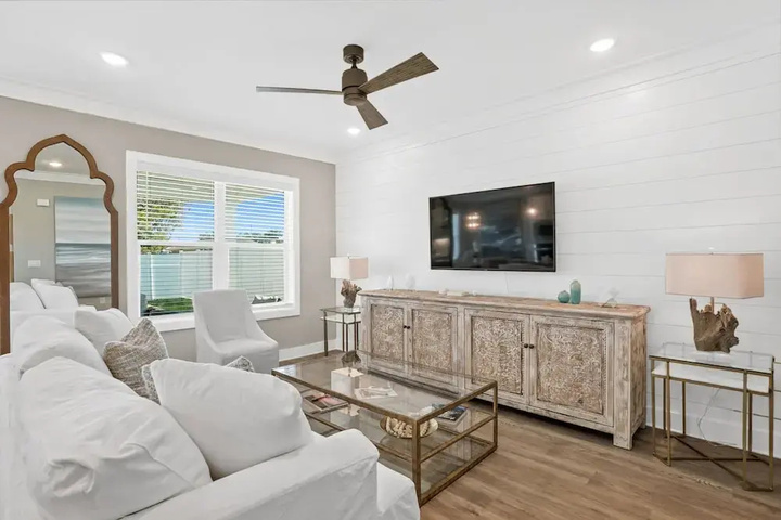 Exterior of Pet Friendly Beach House Happy Place by Panhandle Getaways