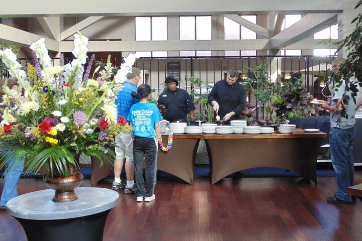Breakfast area