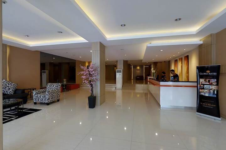 Interior entrance