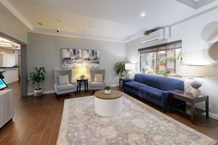 Lobby sitting area