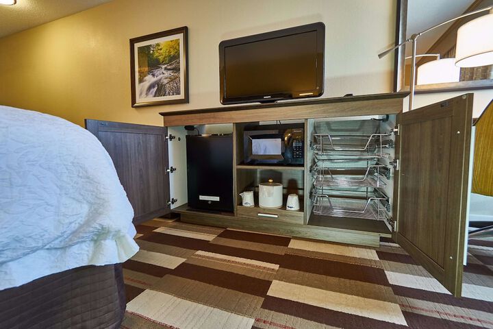 1 King Bed with Refrigerator, Microwave (27 of 33)