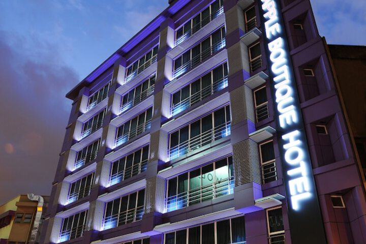Front of property - evening/night