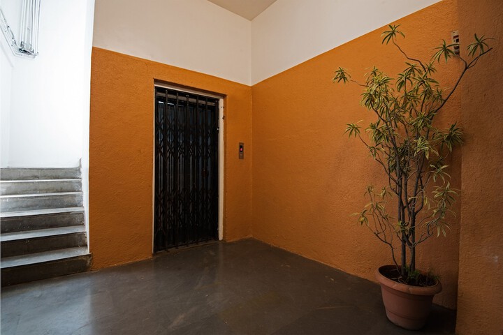 Interior entrance