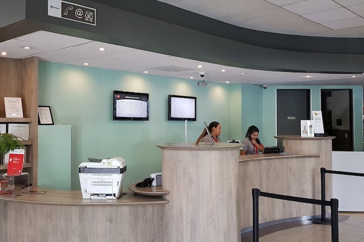 Interior entrance
