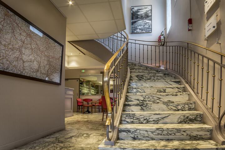 Interior entrance