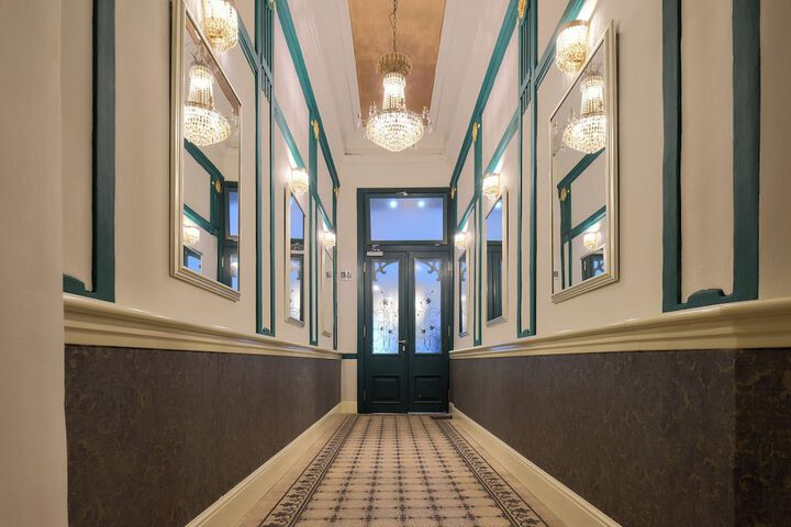 Interior entrance