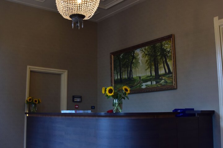 Interior entrance
