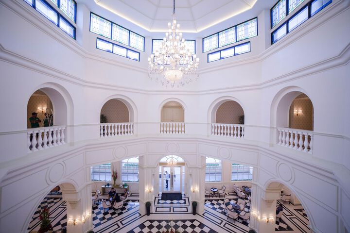 Interior entrance