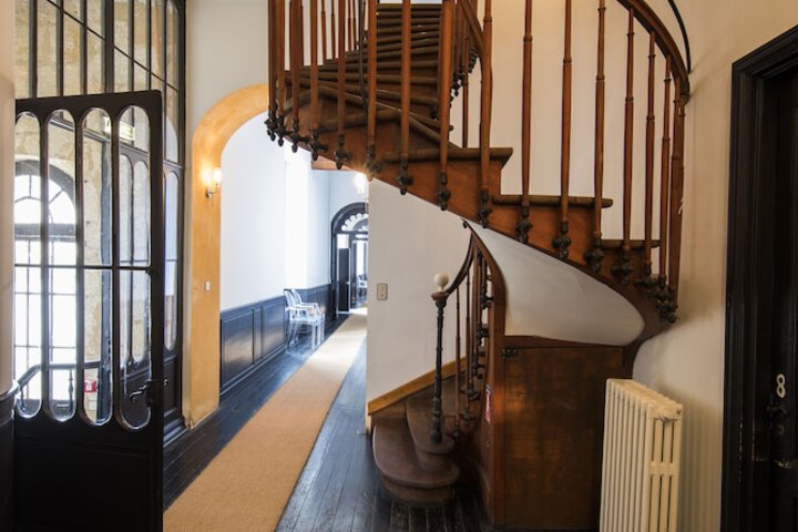 Interior entrance