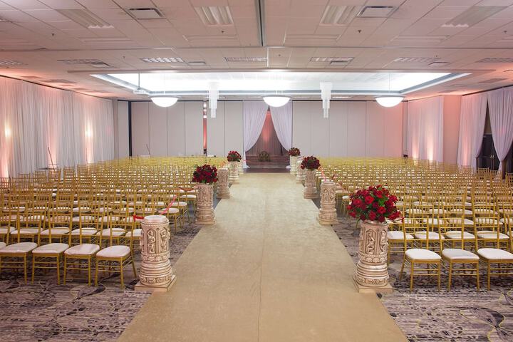 Indoor wedding