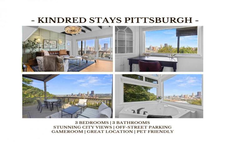 Stunning views from stylish 3-bedroom home in Pittsburgh, PA