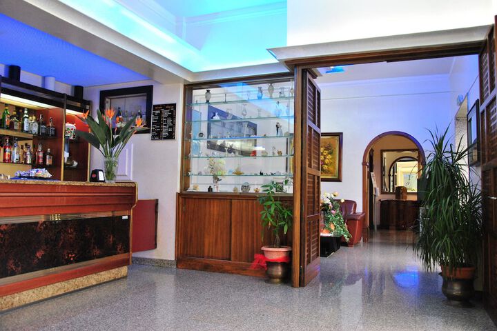 Interior entrance