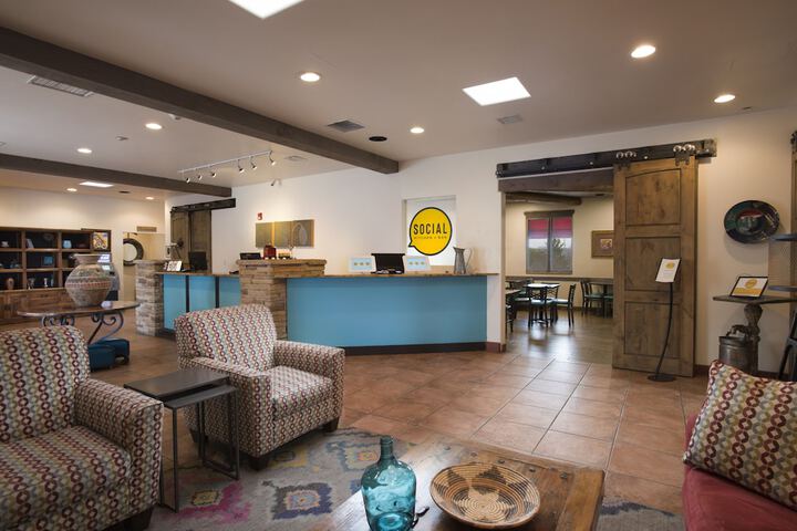 Lobby sitting area