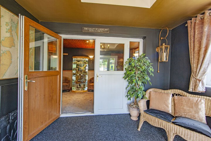 Interior entrance