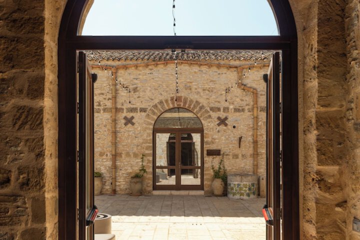 Interior entrance