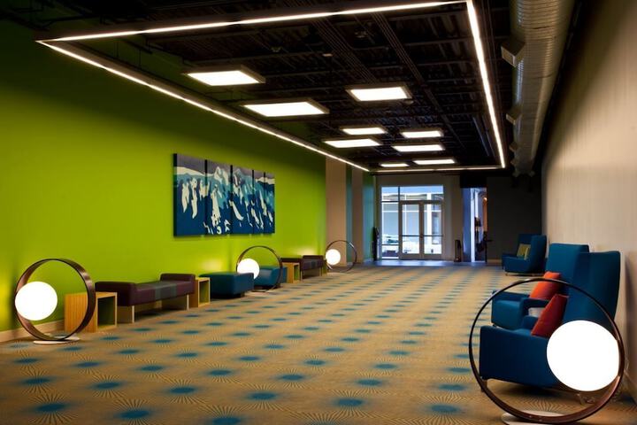 Interior entrance