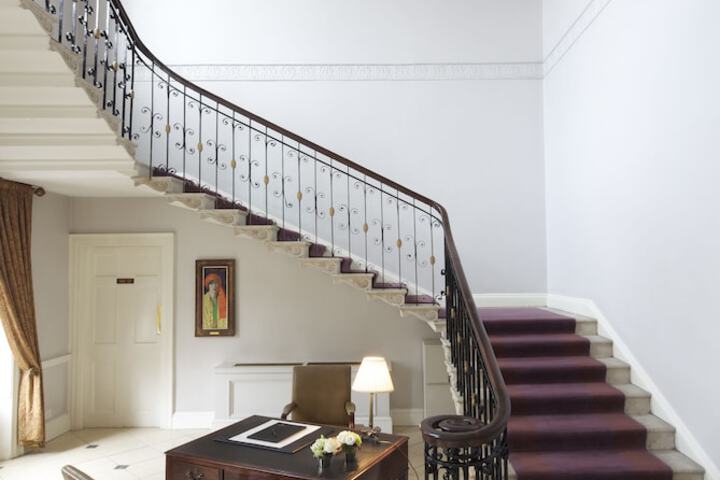 Interior entrance