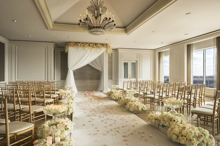 Indoor wedding