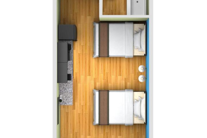 Economy 2 Double Beds (4 of 4)