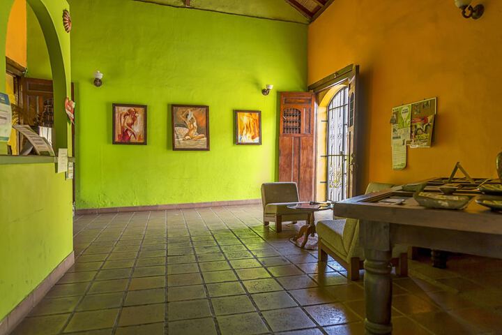Interior entrance