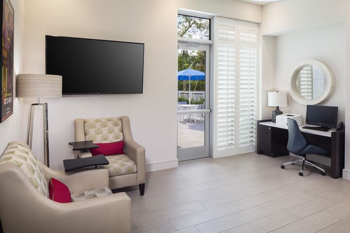 Lobby sitting area