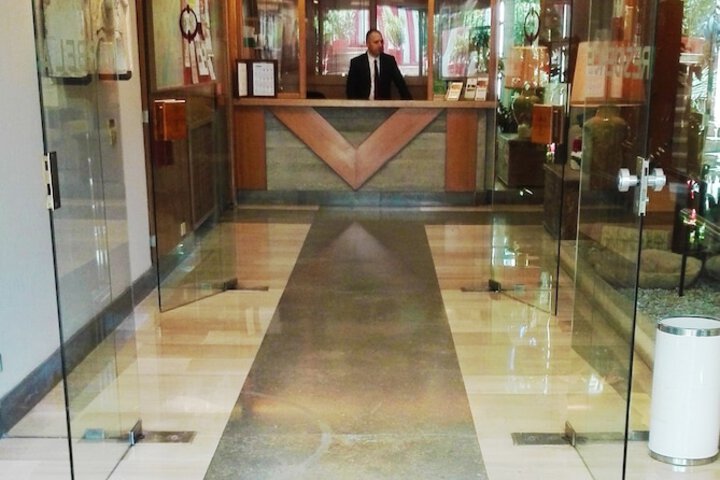 Interior entrance