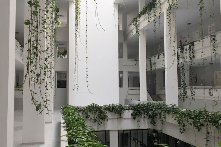 Interior entrance